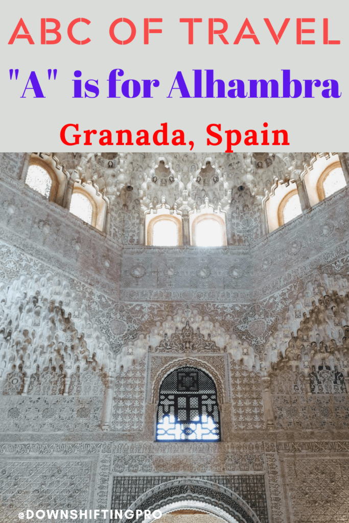 A is for Alhambra Granada Spain