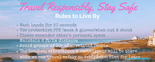 COVID 19 Travel Responsibly Gulf Shores AL @DownshiftingPRO