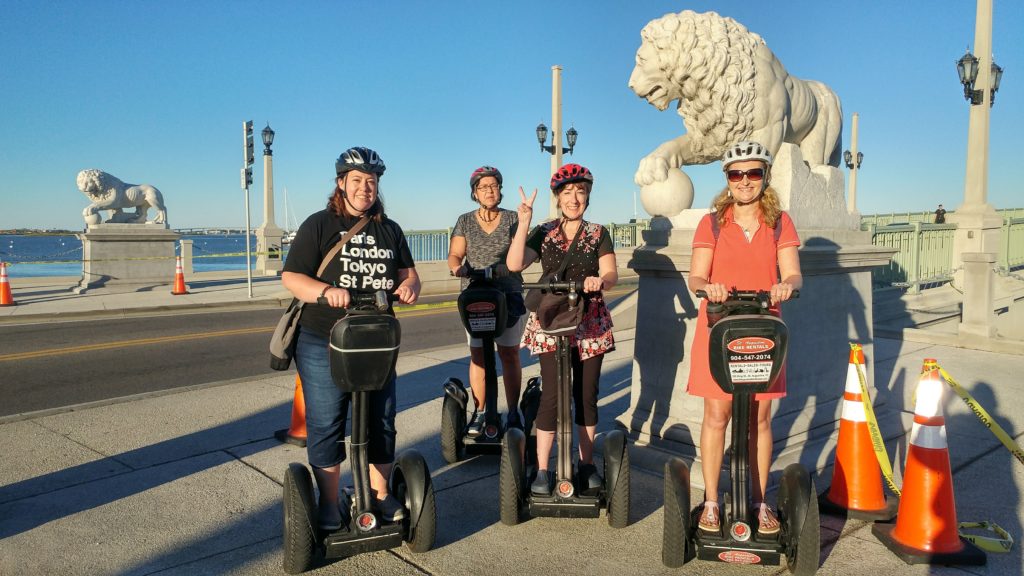 What's New in St. Augustine?  Consider taking a segway tour to see the city quickly and efficiently