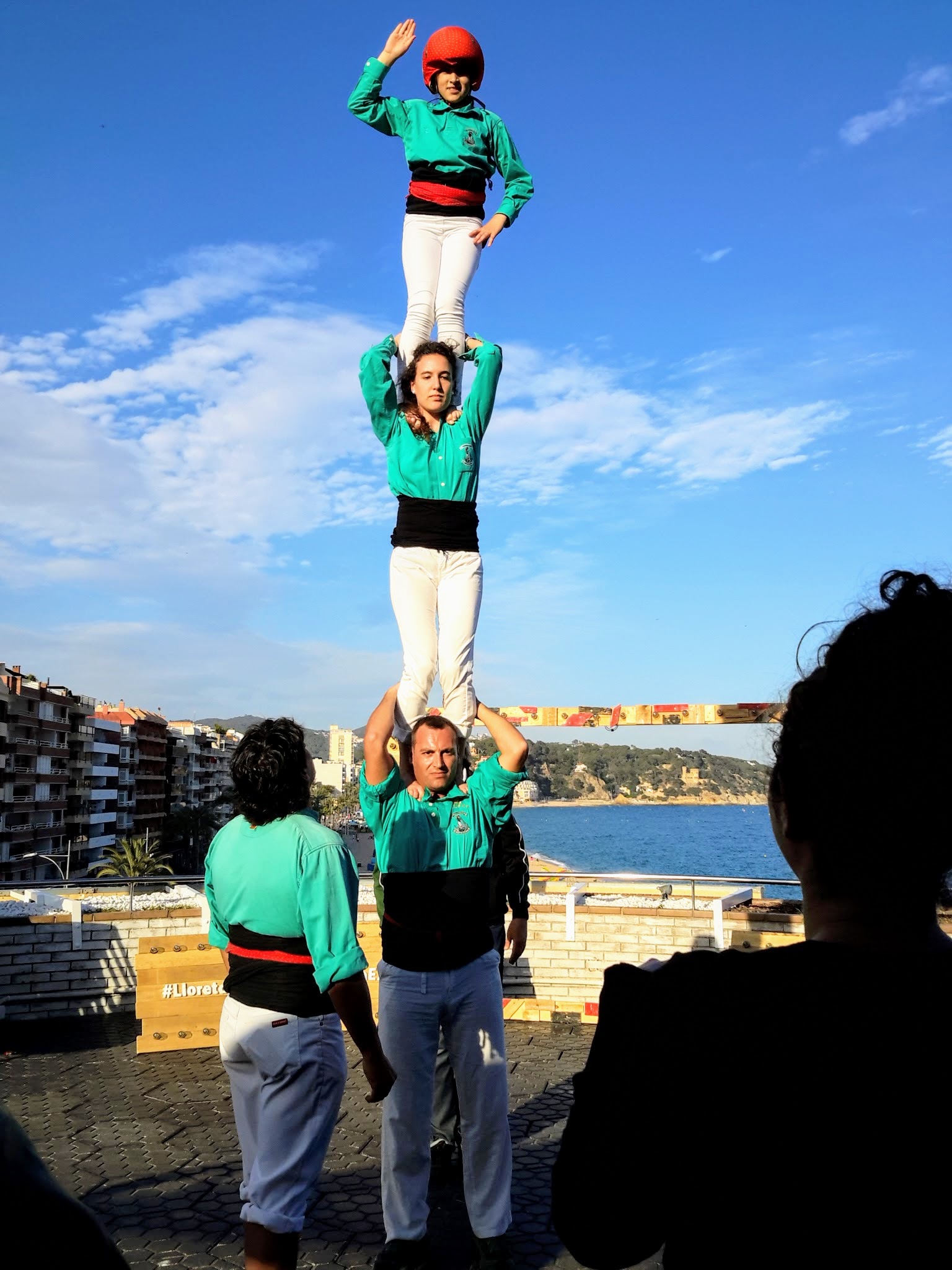 Human Towers or Castells in Lloret de Mar Spain TBEXcostabrava