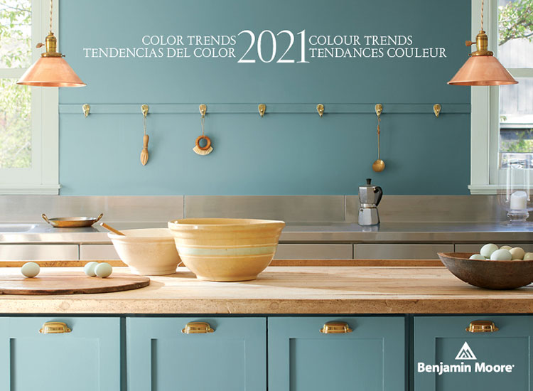 Benjamin Moore Color Trends 2021.  With this year's Color of the Year.