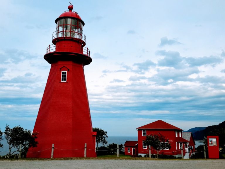 La Martre Lighthouse trail in Quebec Maritime @DownshiftingPRO