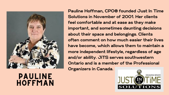 Moving your parents to a retirement home - positive changes after 48 years 4 Professional Organizer Profile Pauline Hoffman