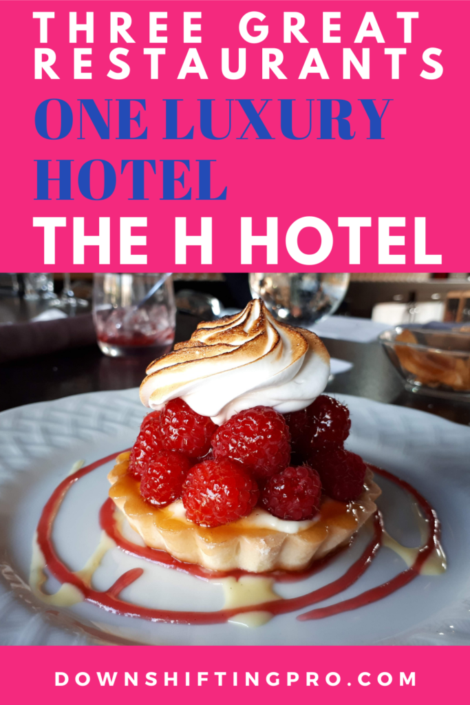 3 Great Restaurants in Midland Michigan all in One Outstanding Hotel 20 Three Great Restaurants one Luxury Hotel The H Hotel in Midland Michigan @DownshiftingPRO 1