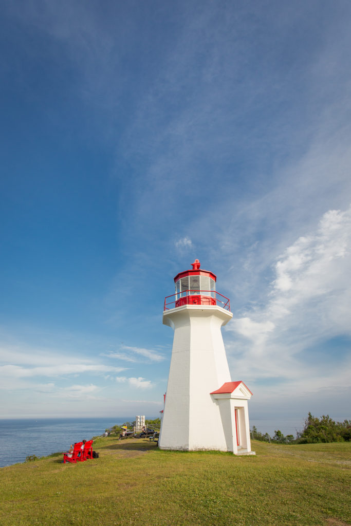 Quebec by the Sea - The Lighthouse Trail in Quebec Maritime - Detailed Itinerary 5 Cap Gaspe Lighthouse Forillon National Park Photo credit Mathieu Dupuis Le Quebec maritime