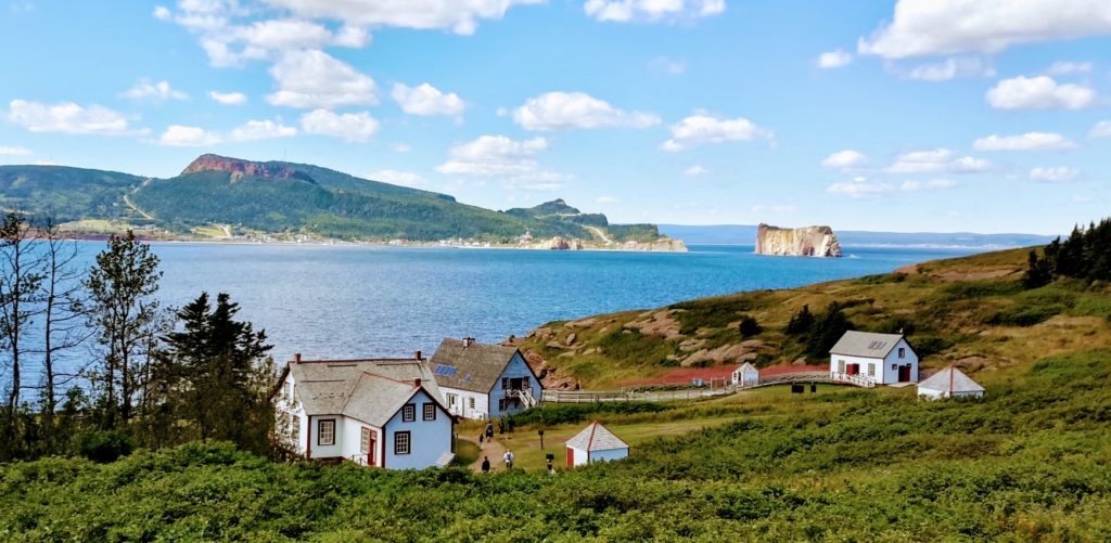 Bonaventure Island National Park Looking towards Perce Rock @DownshiftingPRO