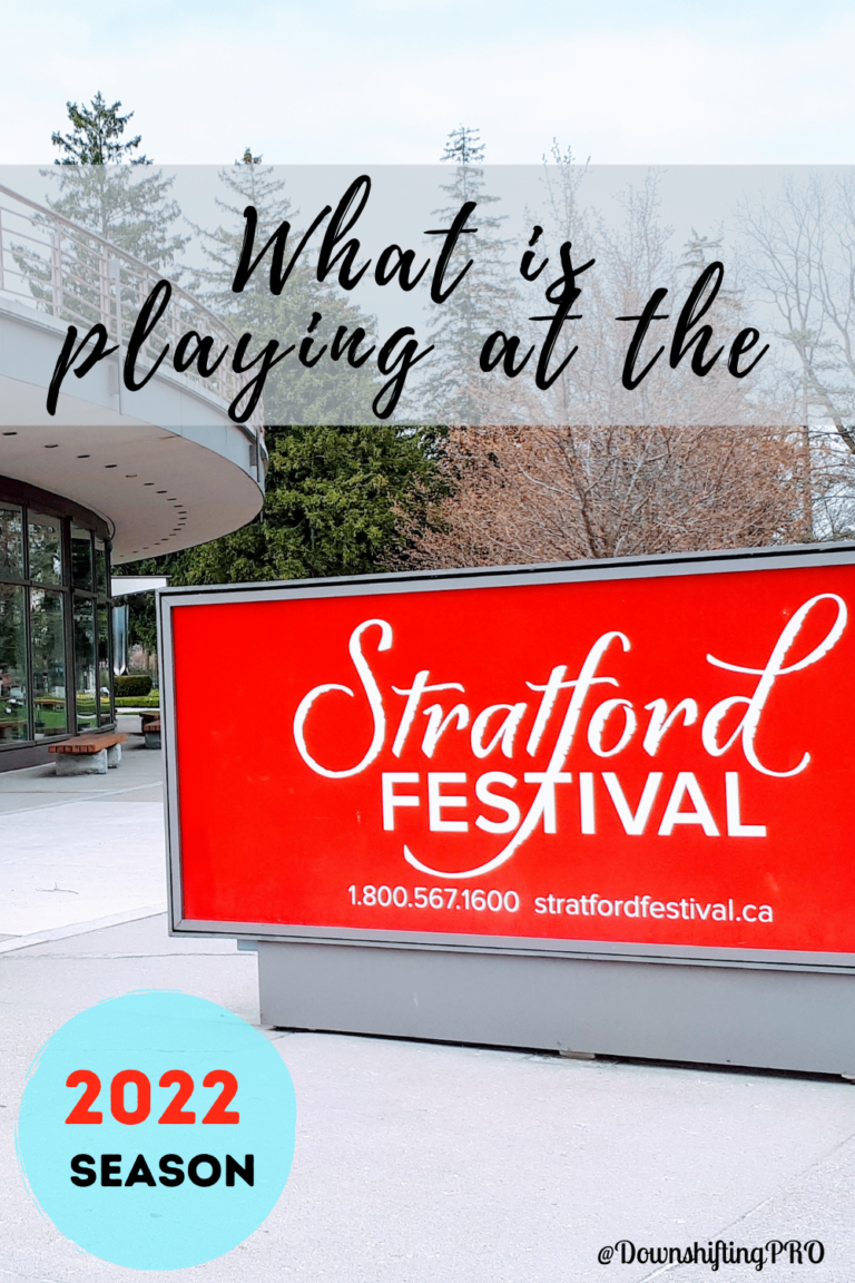 What is playing at the Stratford Festival in 2022? DownshiftingPRO