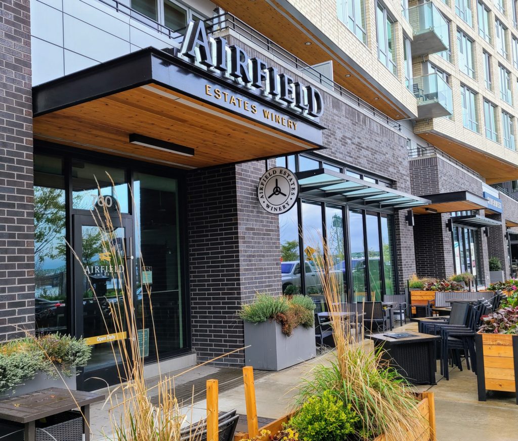 Free things to do in Vancouver Washington - strolling on Waterfront Way and stopping in a winery