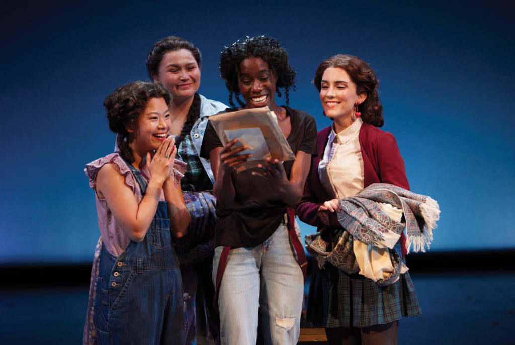 23 Lindsay Wu Brefny Caribou Allison Edwards Crewe and Veronica Hortiguela in Little Women. David Hou. DHou 01240