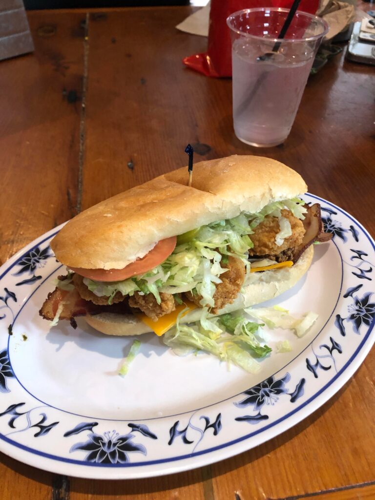Signature Cocktails & Good Eats in New Orleans #onetimeinNOLA 16 Mahonys po boy in New Orleans LPI