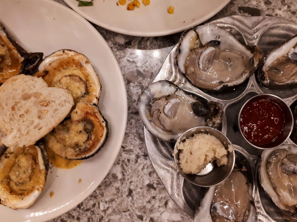 Fresh and Charbroiled Oysters in New Orleans