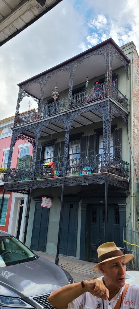 7 Unique Experiences in New Orleans - Food, Beverage and Art 24 Laurent from Destination Kitchen Tours Giving his recommendations for good eats in New Orleans