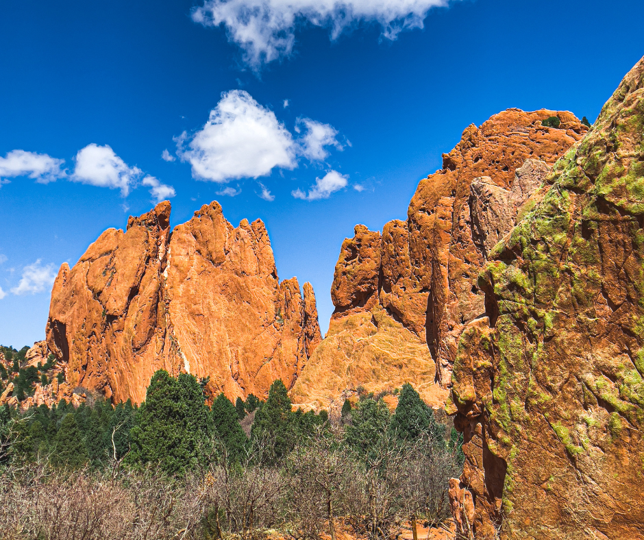 Garden of the Gods in Colorado Springs Colorado photo credit CanvaPro