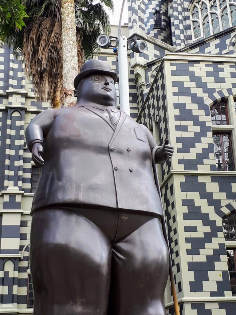 Rotund People and Animals are The focus of the Botero Museum in Colombia - Bogota & Medellin 15 Botero Plaza Medellin Colombia