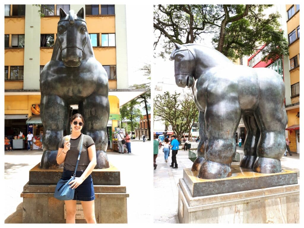 Rotund People and Animals are The focus of the Botero Museum in Colombia - Bogota & Medellin 10 Horse Botero in Medellin Colombia