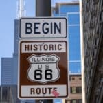 Did you know? Route 66 FAQ - Frequently Asked Questions 2 Route 66 FAQ - Begin sign Photo Credit Heritage Corridor Destination