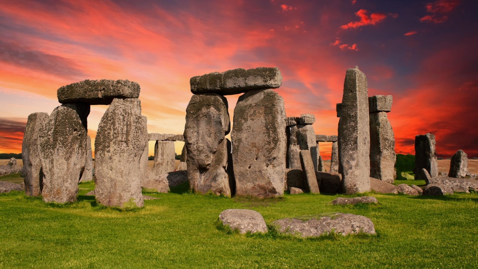 Stonehendge in the UK Iconic Places in the world Photo Credit Digital Artist CanvaPro