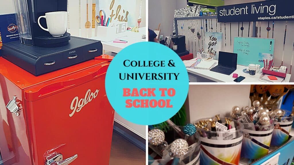 What can you get at Staples for University and College Students @DownshiftingPRO 1