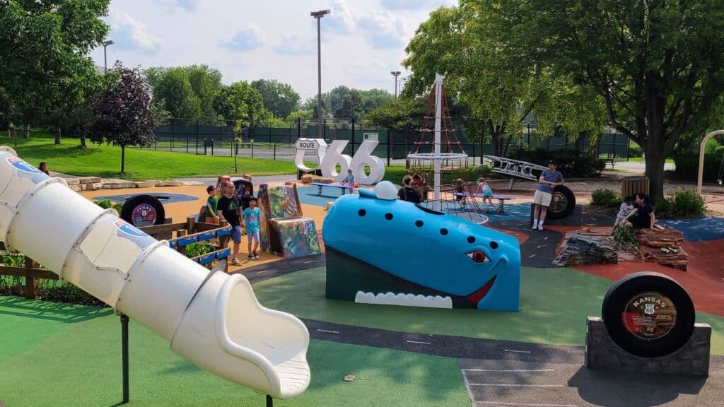 On the Road to Likes: The Most Instagrammable Spots on Route 66 in Illinois 5 Harvester Park Photo Credit DownshiftingPRO