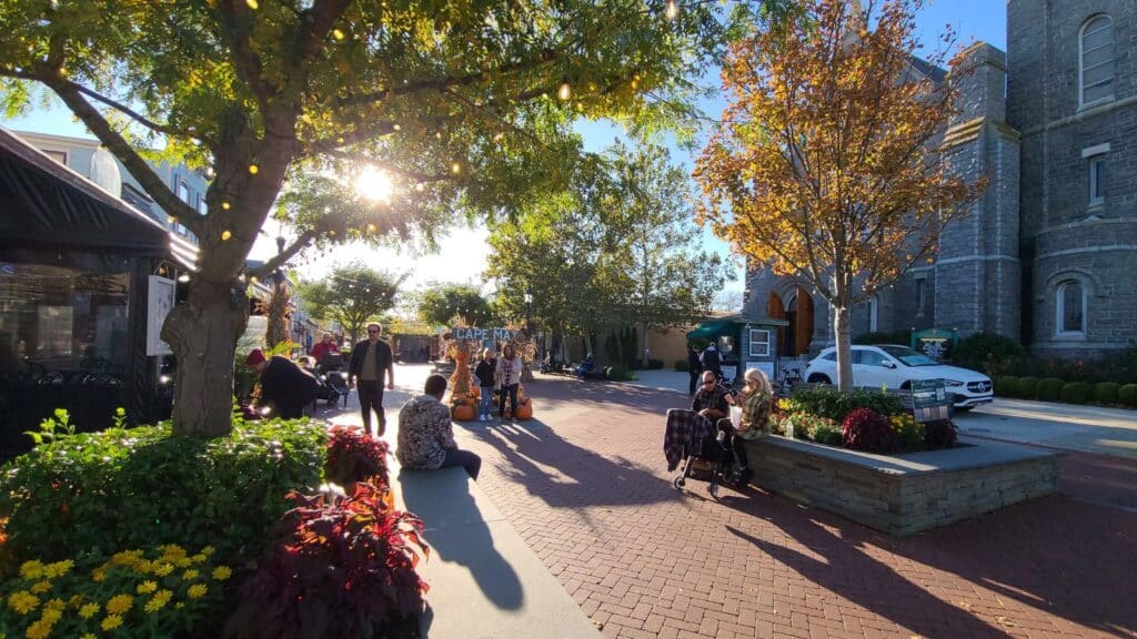 Washing Street Mall in Cape May, NJ 