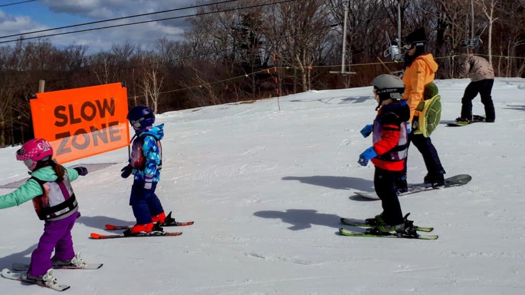 Children Skiing in Vermont Photo Credit DownshiftingPRO