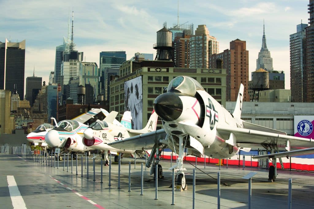 17 of the Best Museums in New York City 18 Intrepid Museum — Flight deck Photo Credit Intrepid Museum via CityPASS