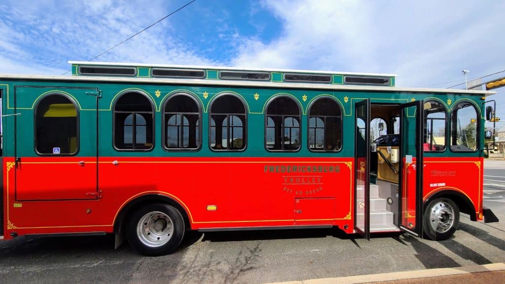A Complete Guide to Charming Fredericksburg, TX - Texas Hill Country at its Best! 2 Fredericksburg Trolley Fredericksburg TX Photo Credit DownshiftingPRO
