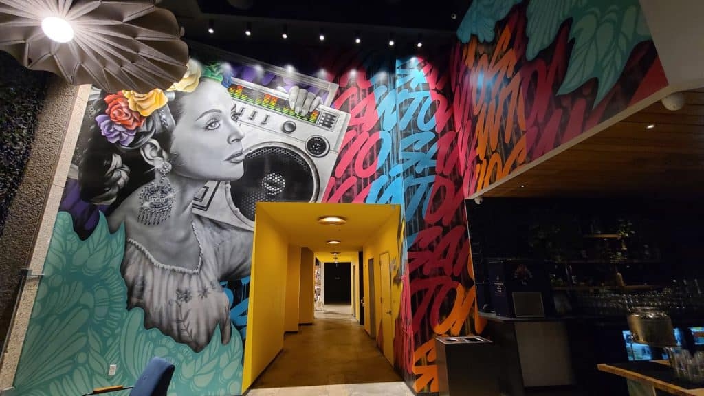 Traveling to Texas in 2025: San Antonio Festivals and Events 2 Hopscotch Gallery Lounge Photo Credit DownshiftingPRO