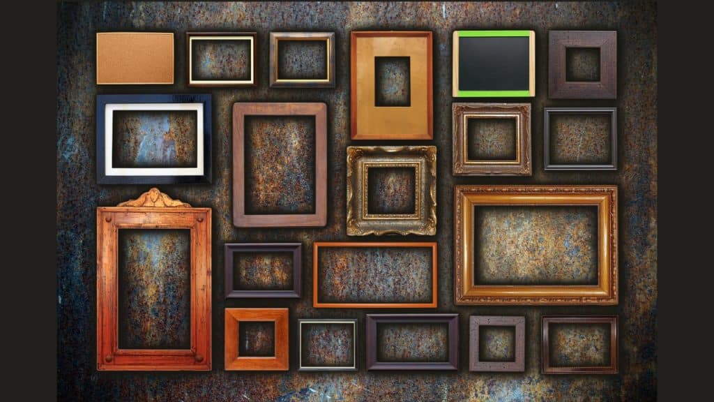 Cash in on Your Clutter: 30 Must-Sell Items for Your Garage Sale! 2 Antique Frames Photo Credit taviphoto Depositphotos 1