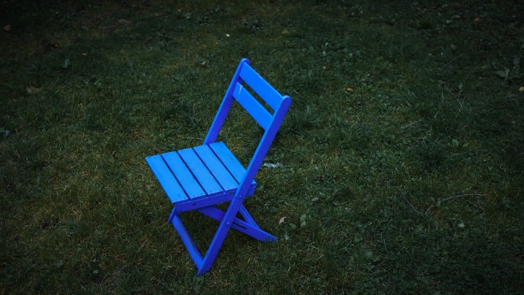 Blue Chair Photo Credit vidarnm via Depositphotos