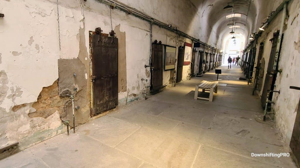 Cellblock 1 Eastern State Penitentiary Historic Site Photo Credit DownshiftingPRO