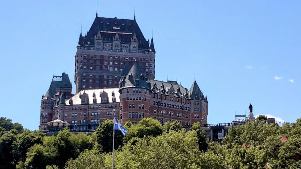 Chateau Frontenac in Quebec City Photo Credit DownshiftingPRO