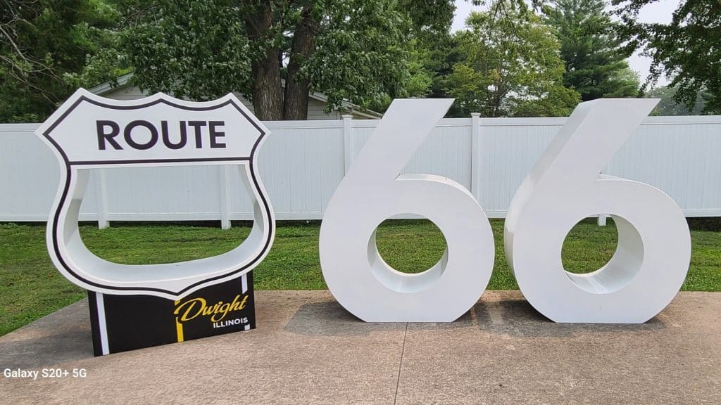 Buckle Up! 21 Incredible Attractions Along Illinois' Route 66 17 Dwight IL Route 66 sign Photo Credit DownshiftingPRO
