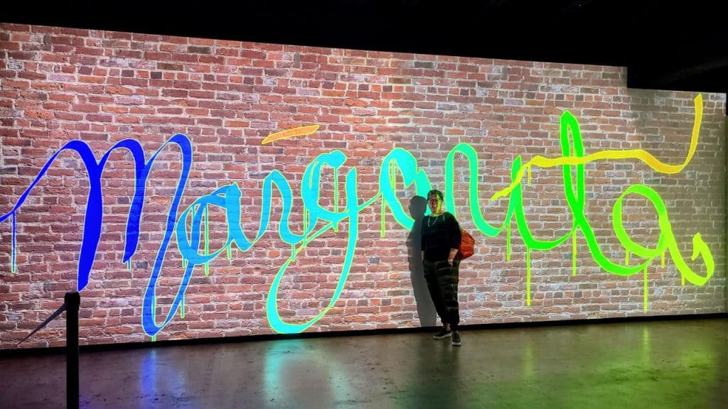 Hopscotch Gallery in San Antonio: Quirky, Fun and An Adult Playground 7 Laser Graffiti Todd Moyer Photo Credit DownshiftingPRO