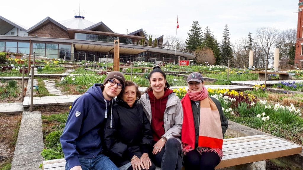 15 Great Ideas on How to Plan a Stress-Free Family Vacation 16 Lita and her Grandchildren at Stratford Photo Credit DownshiftingPRO