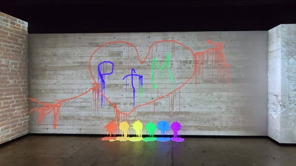 Hopscotch Gallery in San Antonio: Quirky, Fun and An Adult Playground 6 P and M Laser Graffiti Todd Moyer Photo Credit DownshiftingPRO