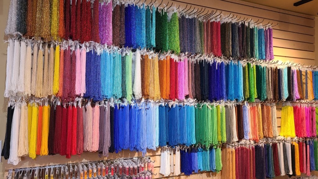 Indigenous Tourism: 6 Unique Experiences You Want to Try in Alberta 4 Seed Beads at Moonstone Creations in Calgary Credit DownshiftingPRO