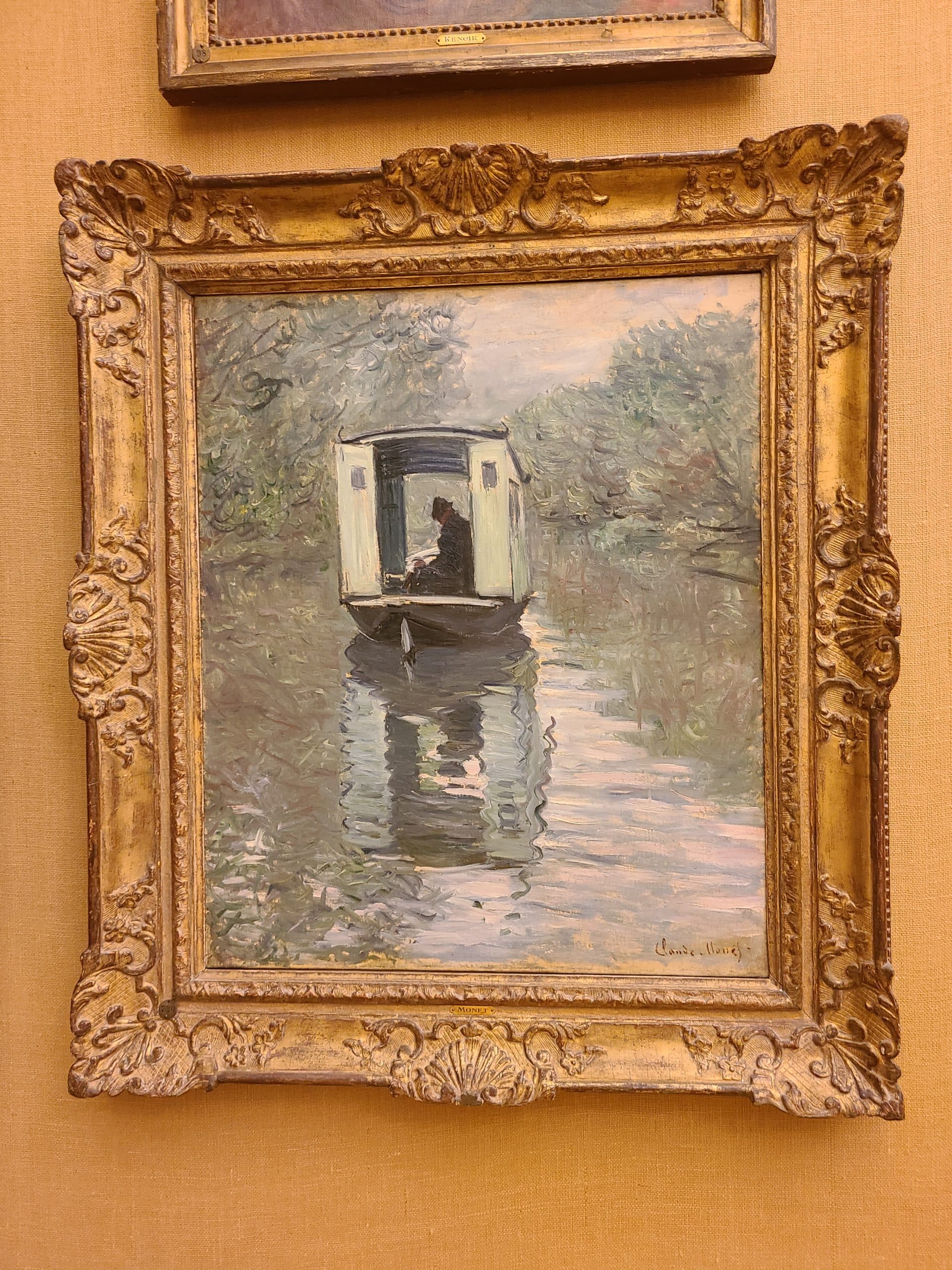 Barnes Foundation: The Studio Boat by Claude Monet
