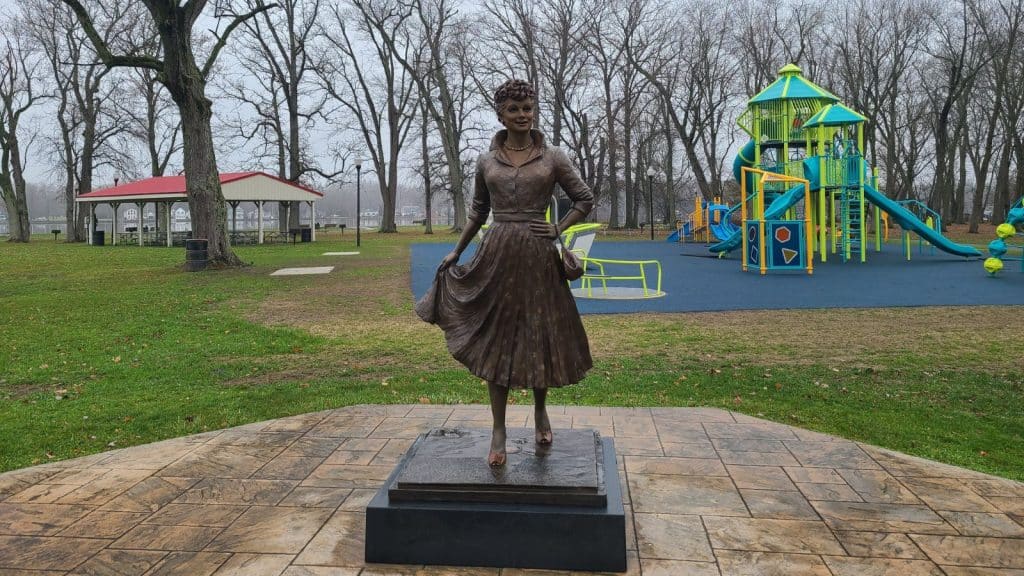 A Perfect 3-Day Itinerary for Exploring Chautauqua Lake, New York 8 Lucille Ball Memorial Park, Celoron, New York on Lake Chautauqua
