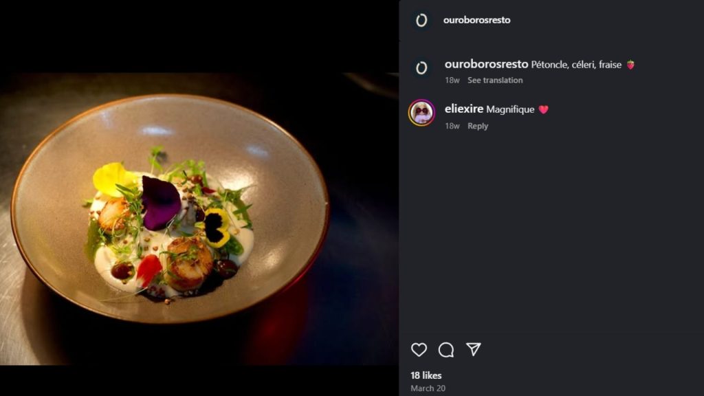 Ouroboros Resto Quebec City Photo Credit Battuto on Instagram