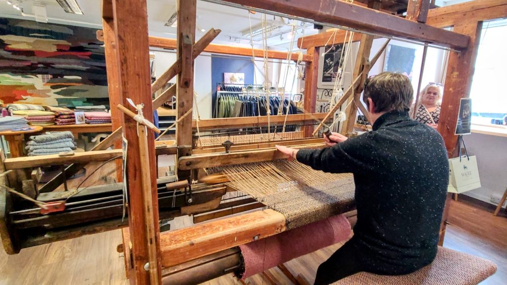 Magee of Donegal Weaving in Donegal Town Photo Credit Margarita Ibbott