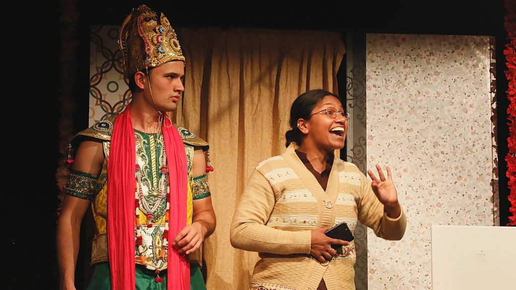 Mrs. Krishnan's Party at London's Grand Theatre: A Spicy, Soul-Stirring Onam Bash 4 Justin Rogers and Kalyani Nagarajan Mrs. Krishnans Party Grand Theatre Photo Credit The Grand Theatre
