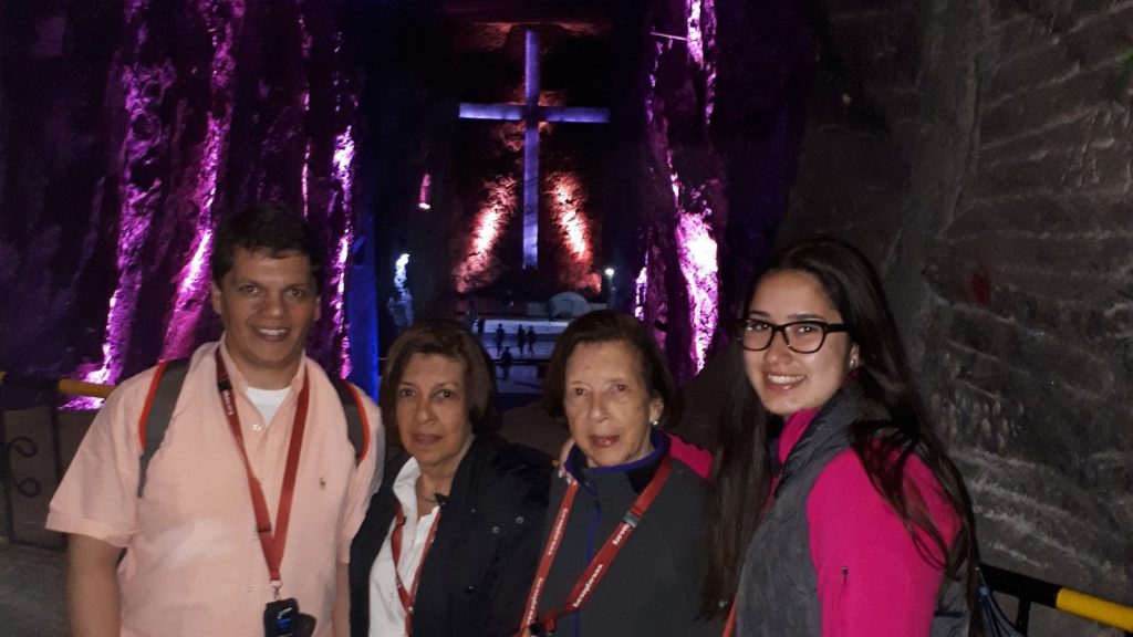 First Wonder of Colombia - The Salt Cathedral of Zipaquirá 16 Family Salt Cathedral of Zipaquira Photo Credit Margarita Ibbott