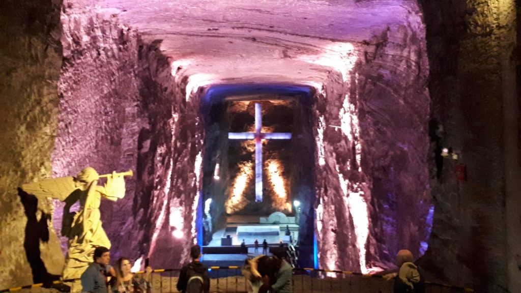 First Wonder of Colombia - The Salt Cathedral of Zipaquirá 10 St. Gabriels balcony Salt Cathedral of Zipaquira Photo Credit Margarita Ibbott