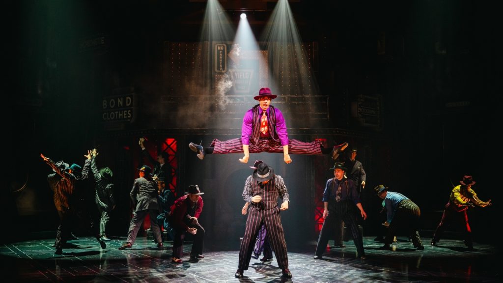 Stratford Festival Rolls the Dice on Guys and Dolls — and Hits 4 Devon Michael Brown Ensemble Guys and Dolls 2026 Photo Credit Ann Baggley via Stratford Festival 1