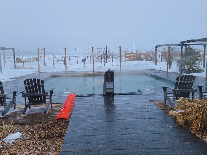Le Germain Charlevoix: Quiet Luxury Where Highland Cows Meet Nordic Spas in Baie-Saint-Paul, Quebec 7 Pools at Le Germain Charlevoix Photo Credit Margarita Ibbott