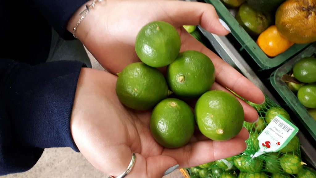 Ultimate Guide to Fruits and Juices of Colombia - with 40+ Stunning Pictures 26 Limon Tahitian Chia Fruit Market Photo Credit Margarita Ibbott 1